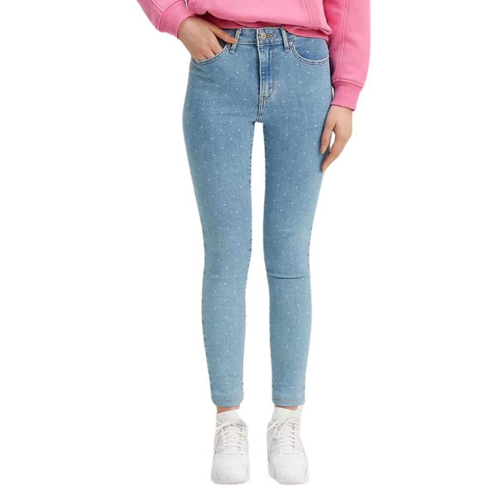 Levi’s - 721 High Rise Skinny Polka Dot Women’s Jeans Size 27
